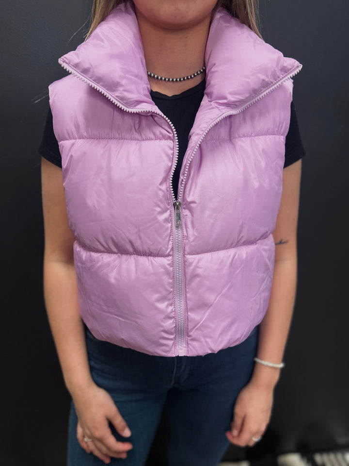 Puffer Cropped Vest*
