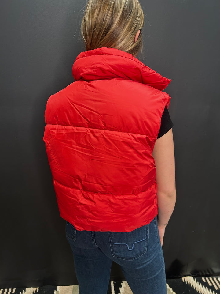 Puffer Cropped Vest*