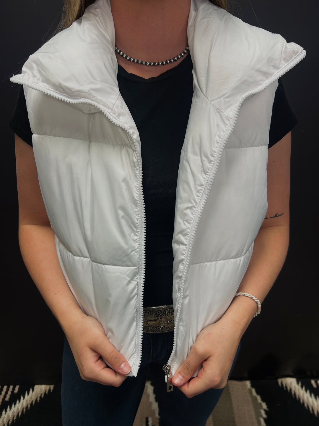 Puffer Cropped Vest*