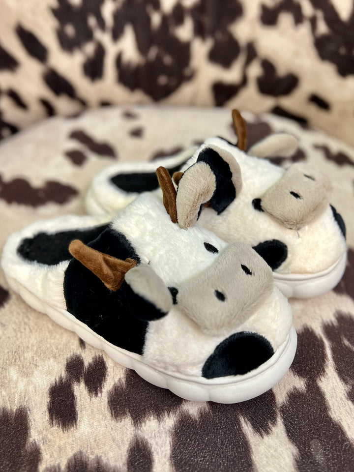 Mooving Around the House Slippers | gussieduponline