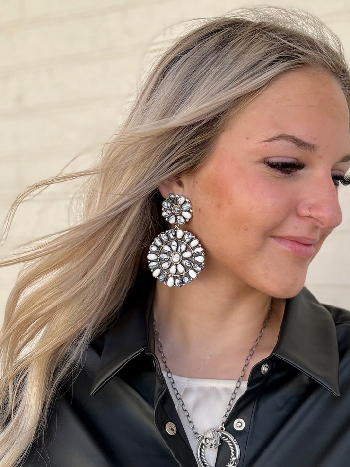 Bilaganna Navajo Sterling Silver Earrings | gussieduponline