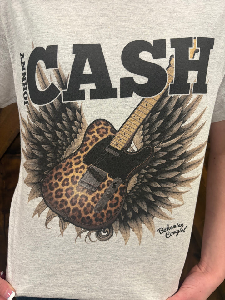 Johnny Cash Guitar Wings Tee