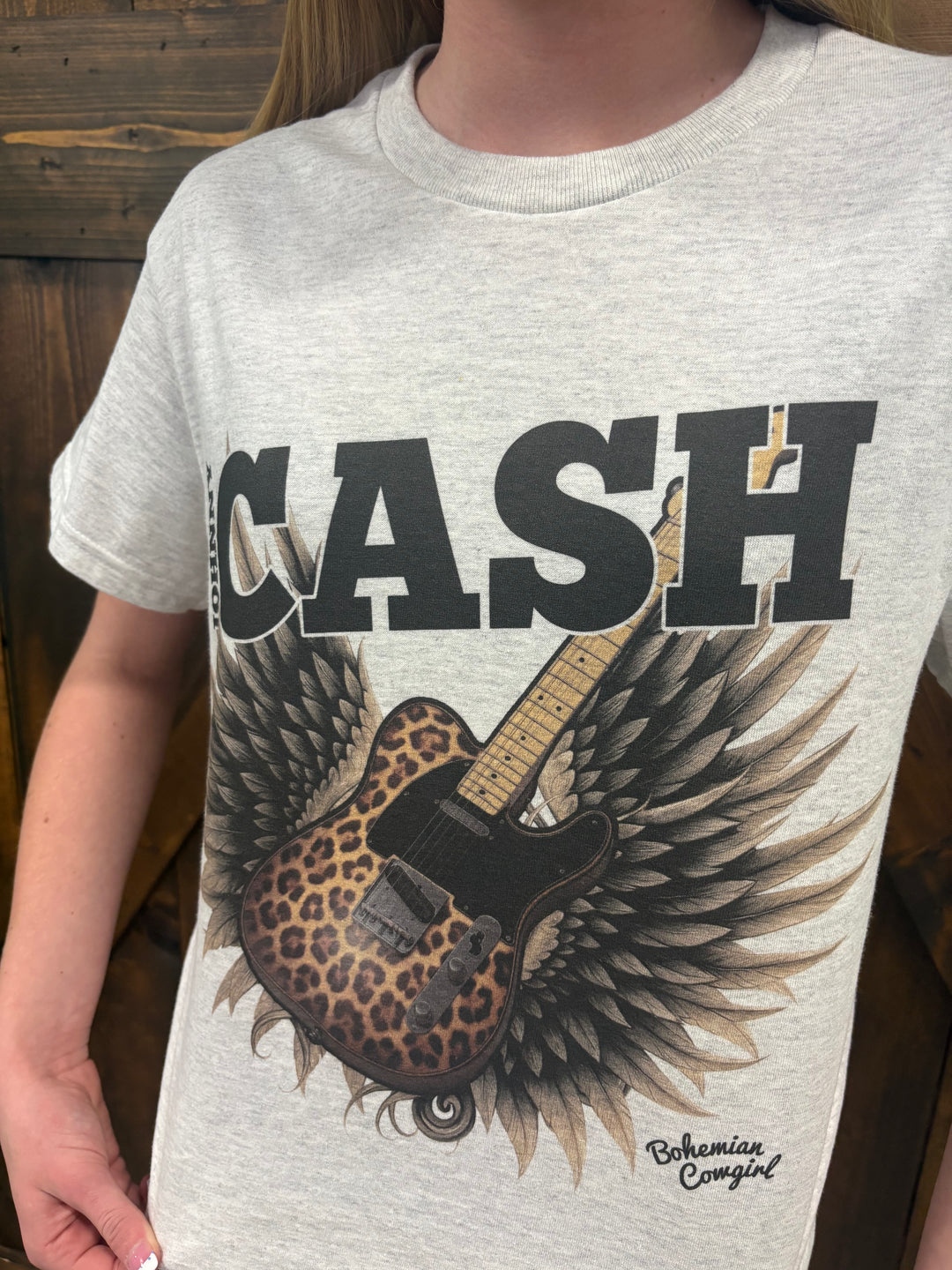 Johnny Cash Guitar Wings Tee