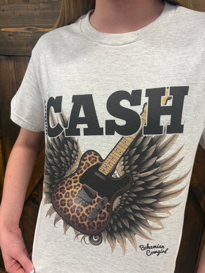 Johnny Cash Guitar Wings Tee