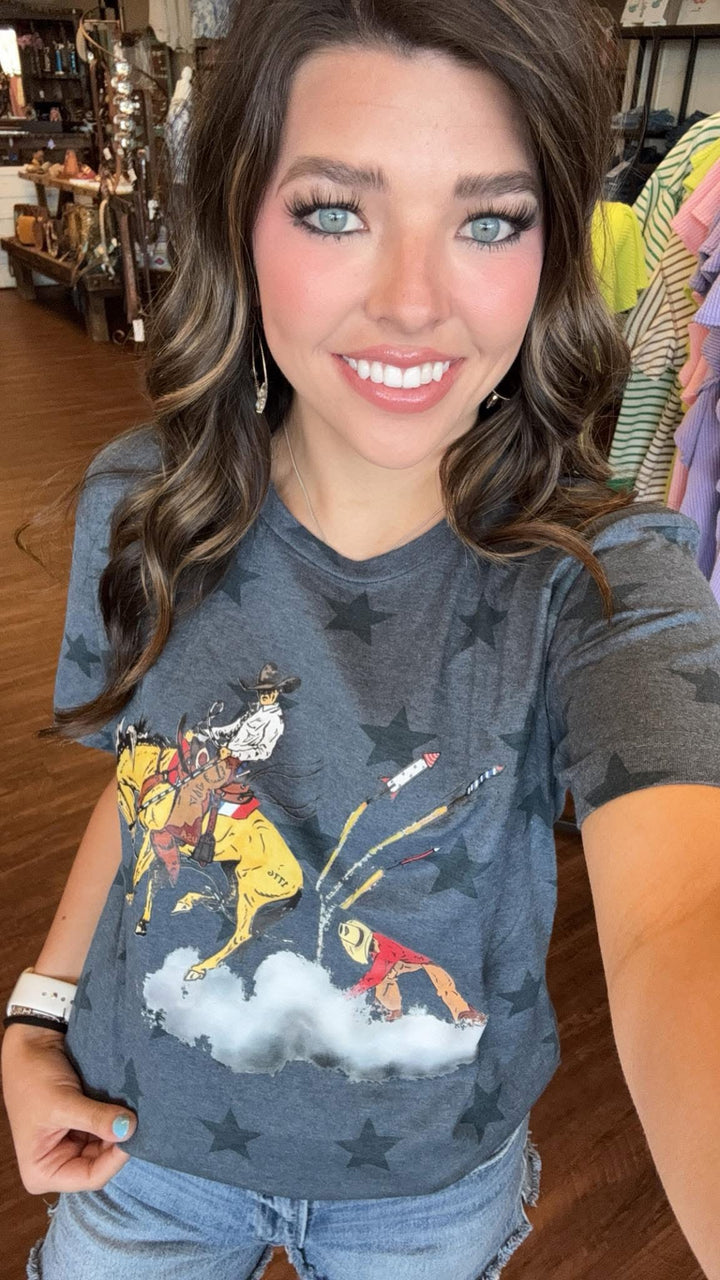 Sterling Kreek Bold Stripes & Bright Stars Tee