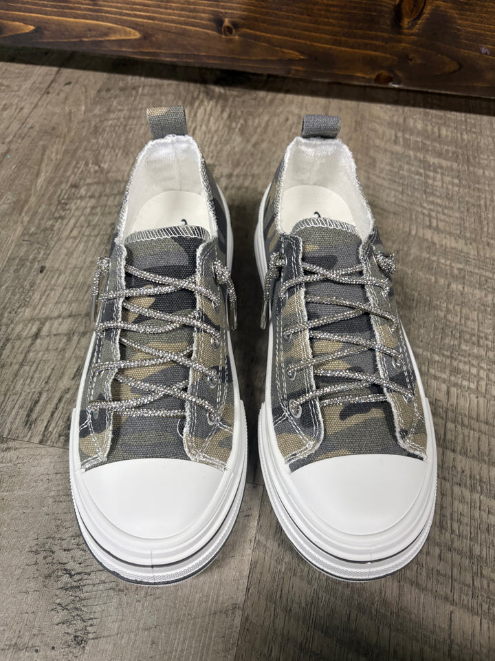 Aman Khaki Camo Sneakers