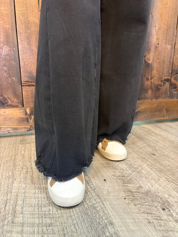 Risen Tummy Control High Rise Palazzo Leg Jeans