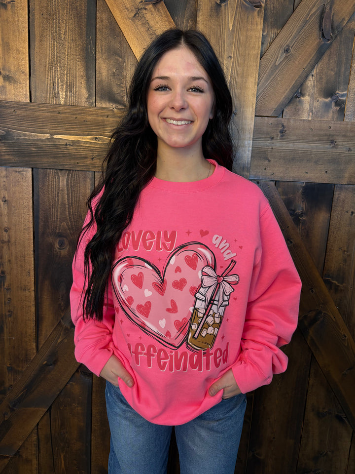 Lovely & Caffeinated Sweatshirt*
