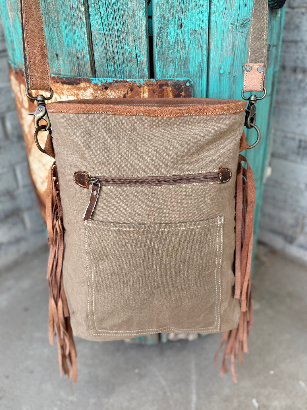 Desert Mesa Fringe Bag