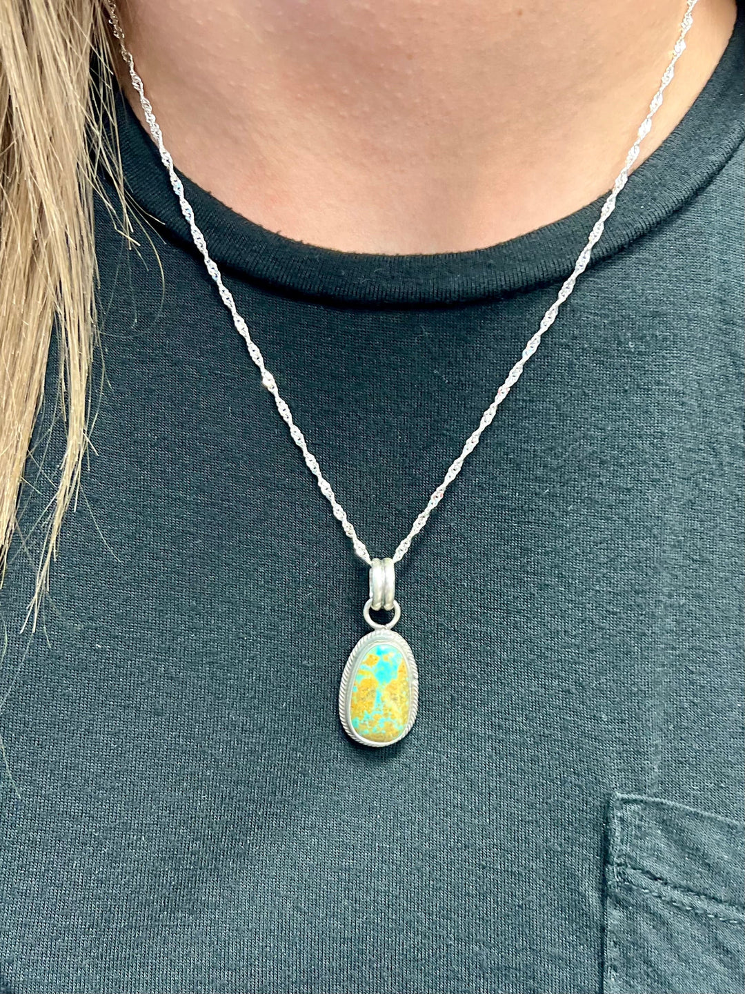Just A Dallop of Turquoise Pendant | gussieduponline