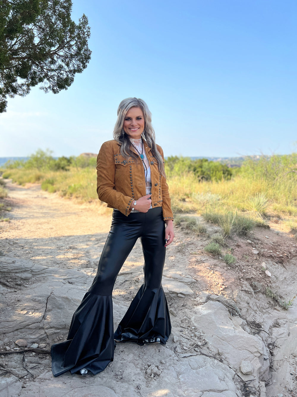 It's Getting Dangerous Studded Leather Jacket - Mustard | gussieduponline