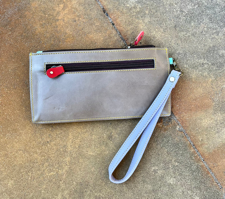 Aria Leather Wallet Wristlet- 3 Colors | gussieduponline