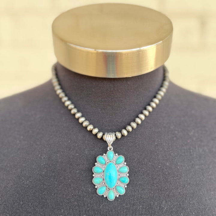 Country Floral Necklace | gussieduponline