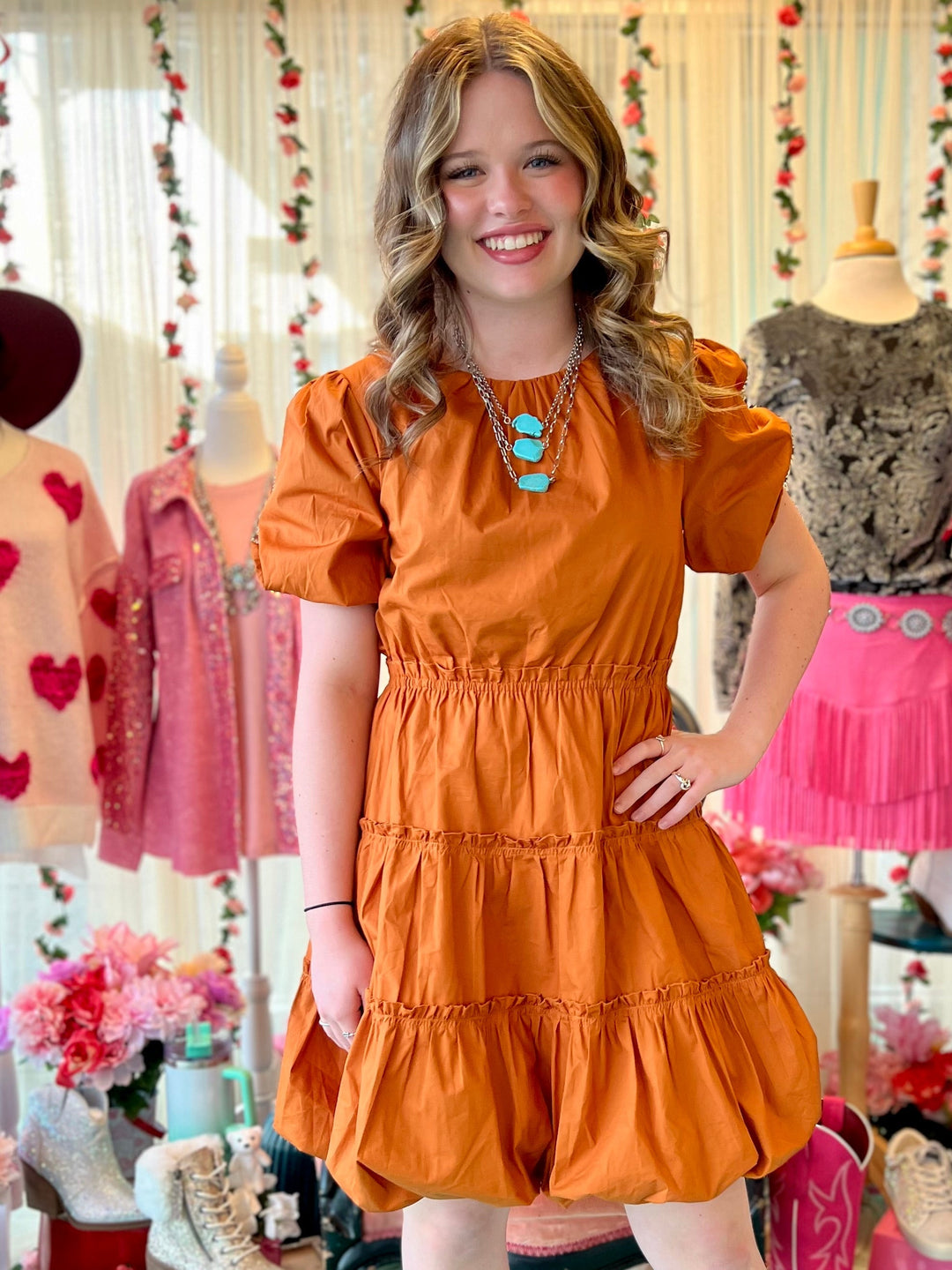 She's Got That Bubbly Personality Dress- 2 Colors* | gussieduponline