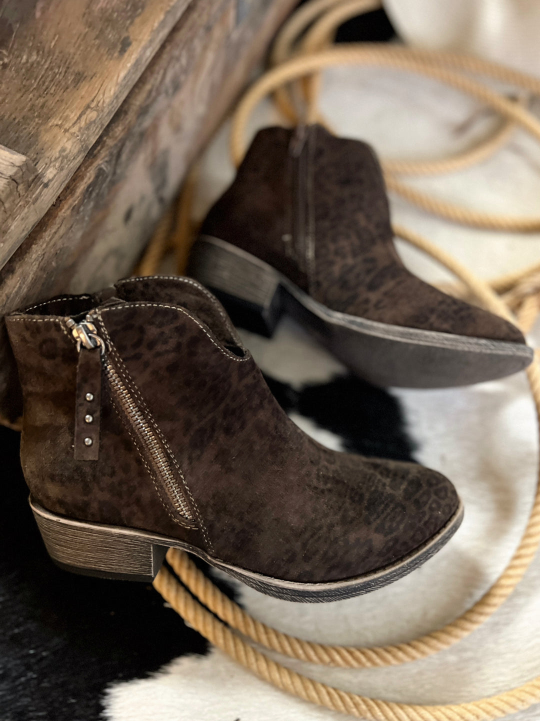 Charming Hidden Leopard Booties | gussieduponline