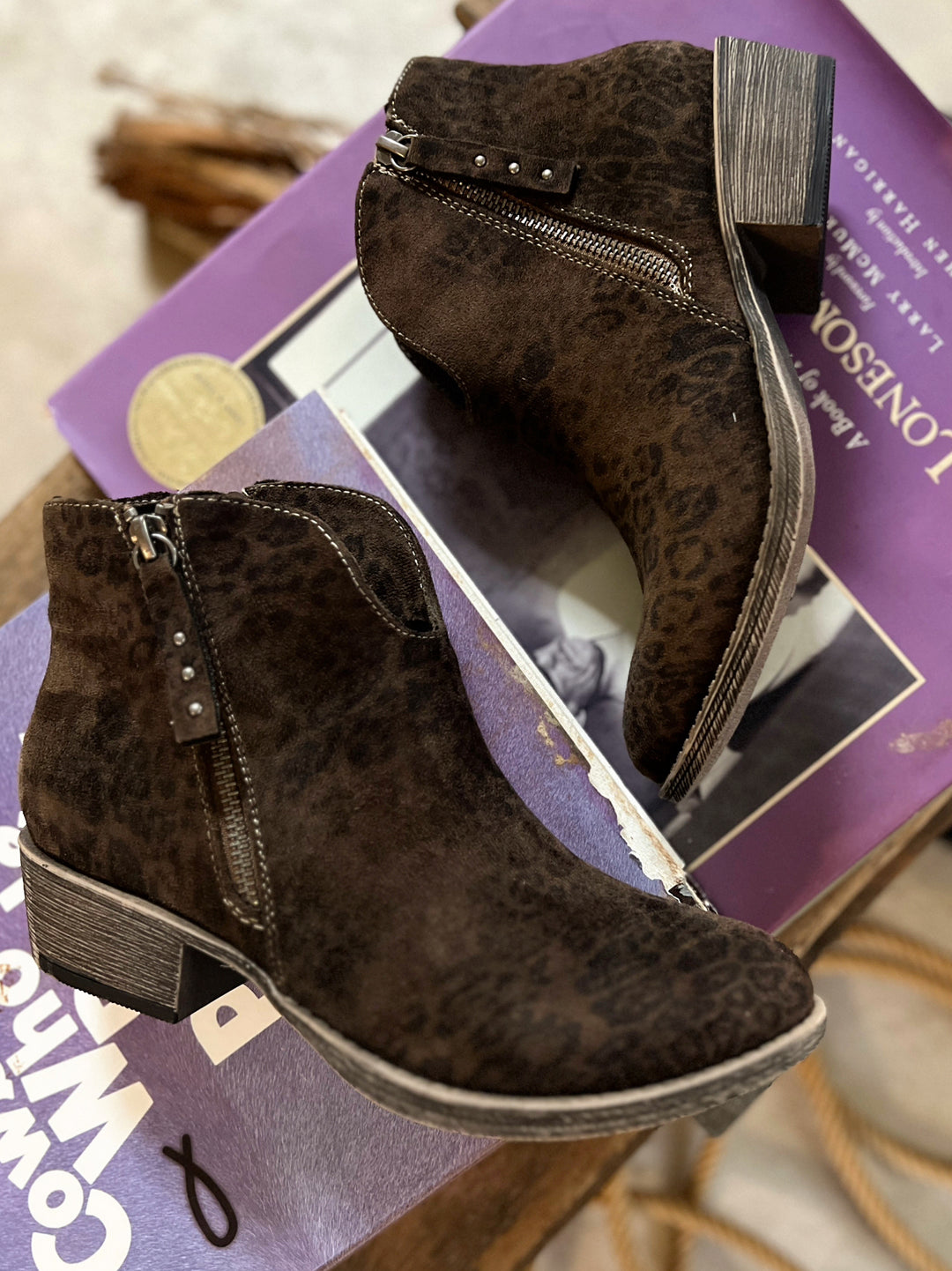 Charming Hidden Leopard Booties | gussieduponline