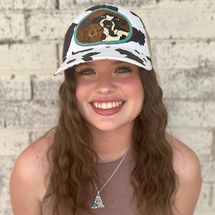 Myra Tooled Leather Ball Caps | gussieduponline