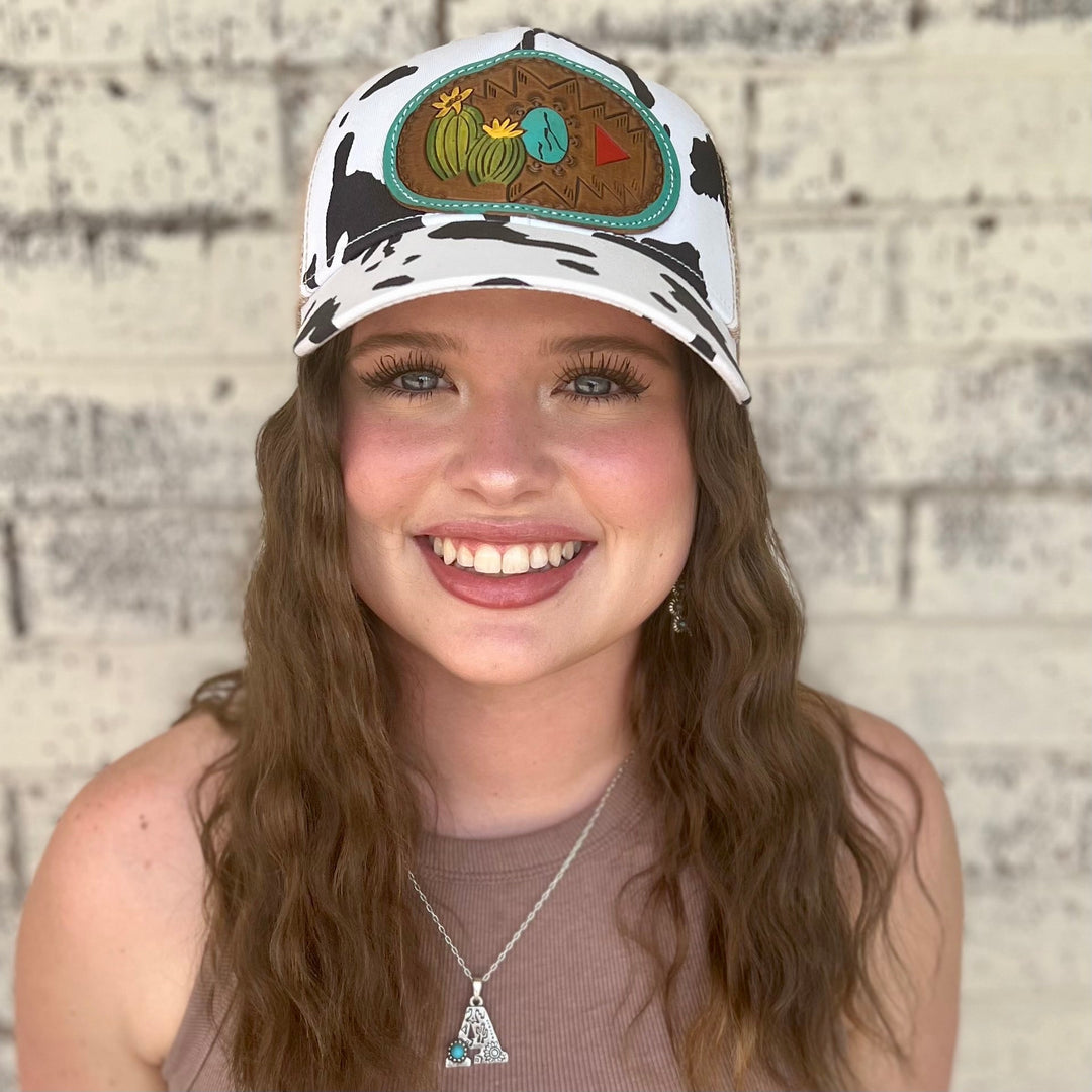 Myra Tooled Leather Ball Caps | gussieduponline