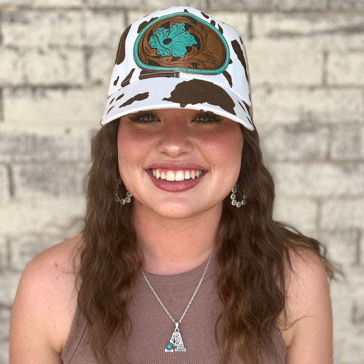 Myra Tooled Leather Ball Caps | gussieduponline