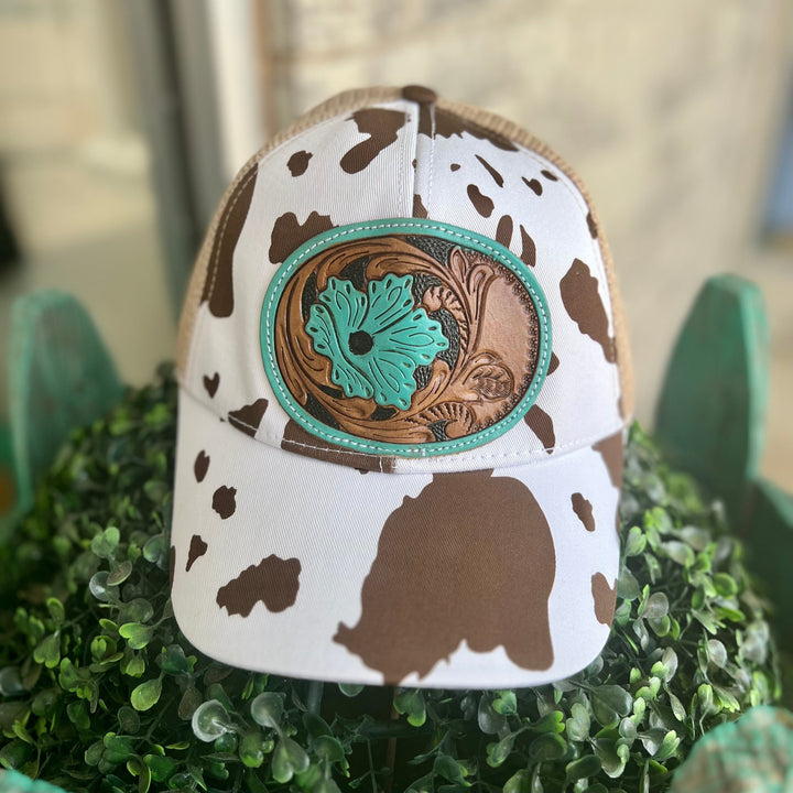 Myra Tooled Leather Ball Caps | gussieduponline