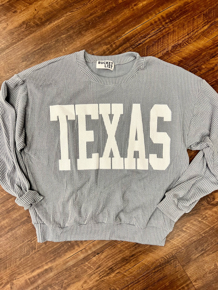 The Texas Graphic Sweatshirt (MULTIPLE COLORS) | gussieduponline