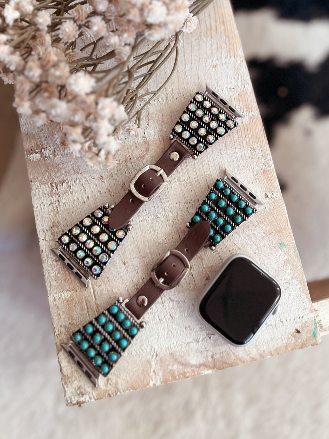 18 Stones Western Inspired Watch Bands - 2 colors | gussieduponline