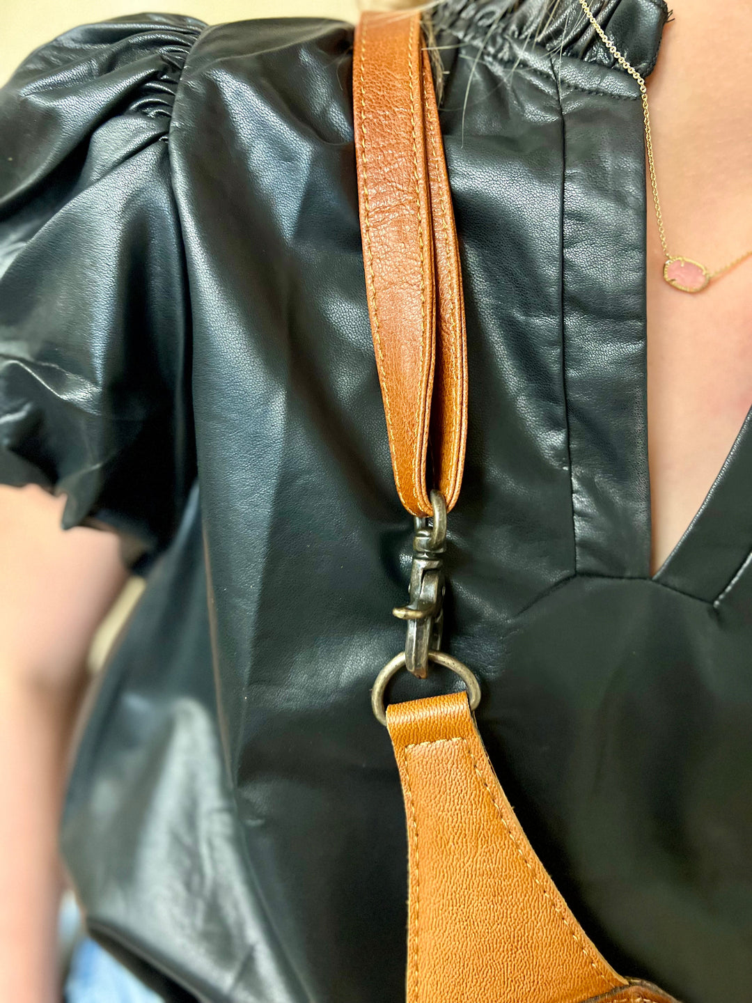 Darling Bull Tooled Front Sling Bag | gussieduponline