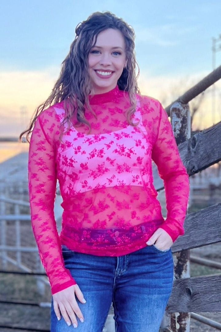 Sterling Kreek Glenda The Good Lace Top | gussieduponline