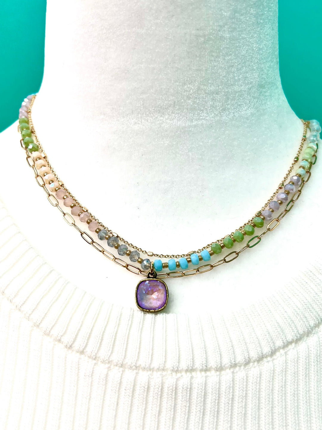 Panache and Pastel Necklace | gussieduponline