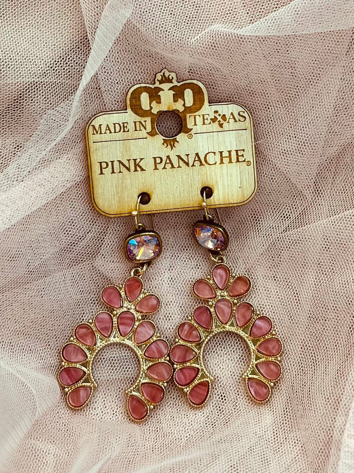 The Pink Standard Panache Blossom Earrings | gussieduponline