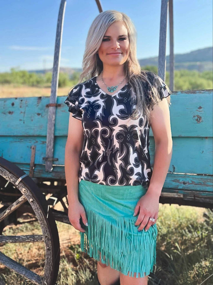 Sterling Kreek Space Cowgirl Top | gussieduponline