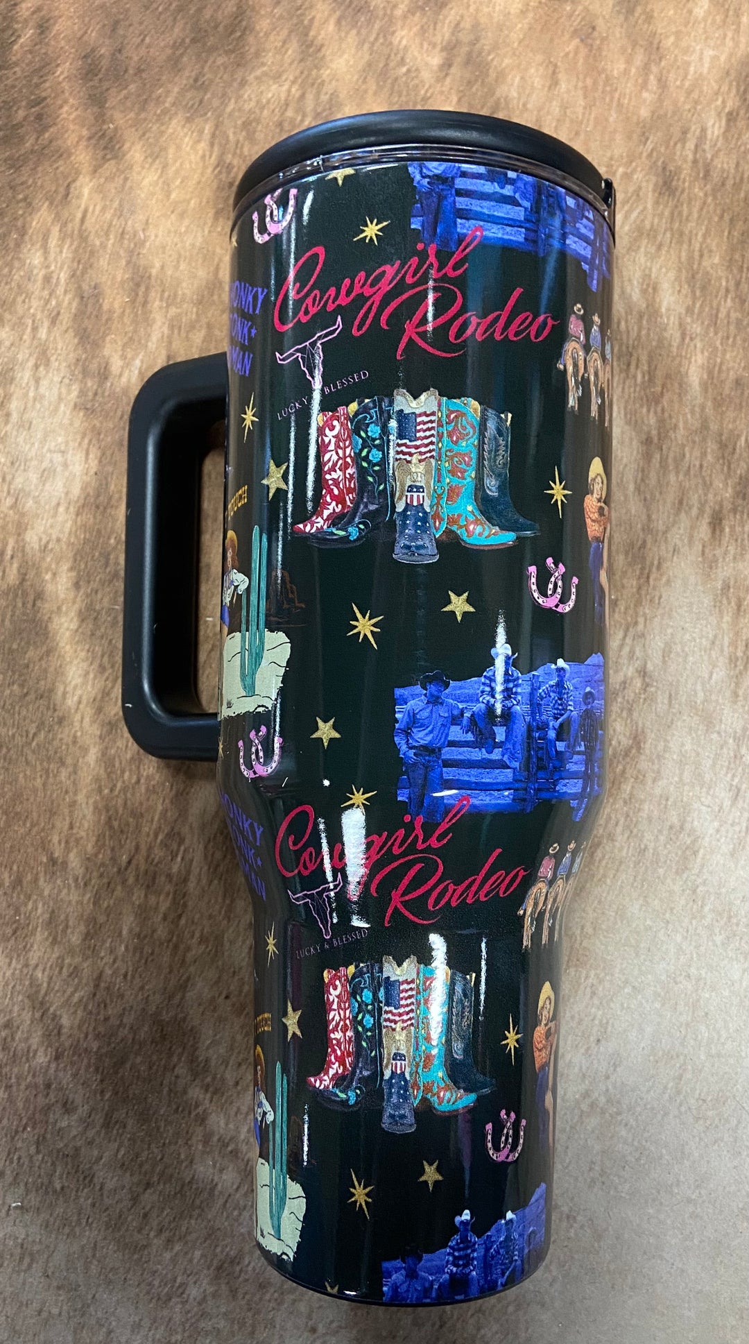 L&B Western Design 40oz Flip Straw Tumbler- 10 Designs