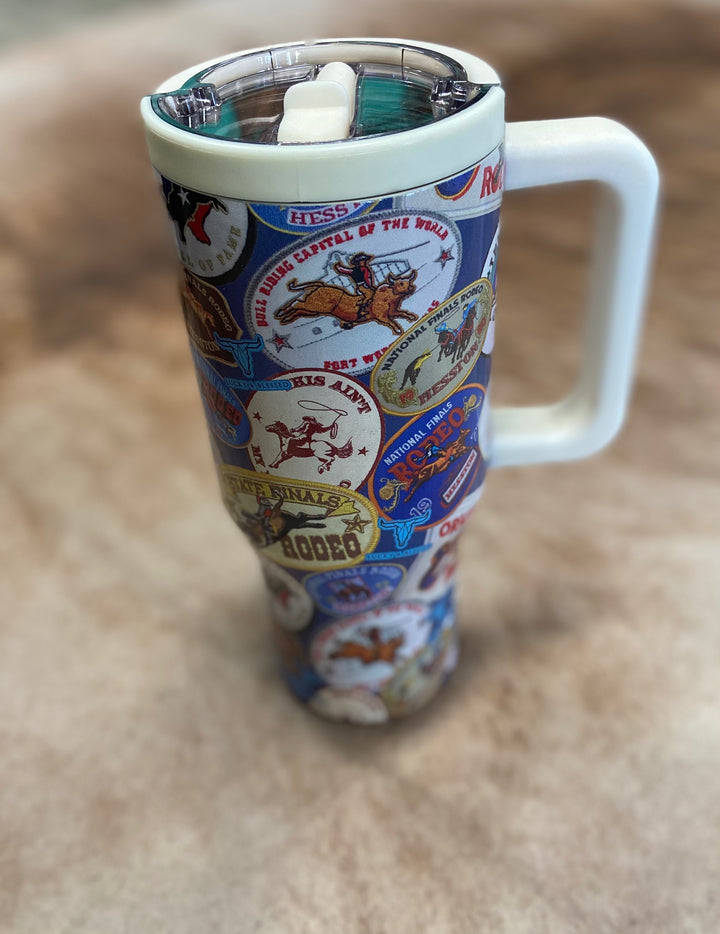 L&B Western Design 30oz. Flip Straw Tumbler- 5 Designs