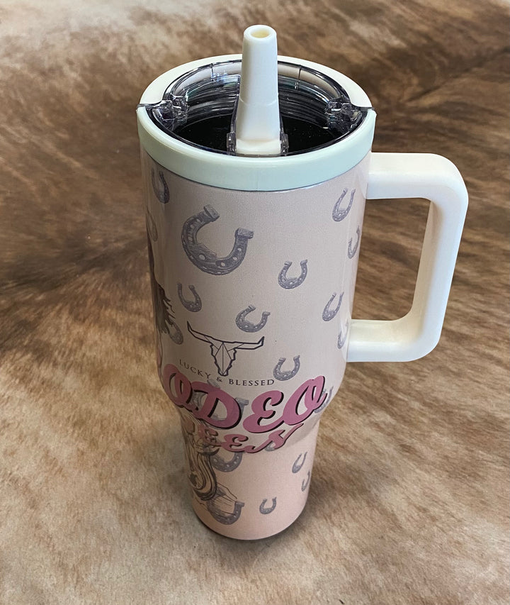 L&B Western Design 40oz Flip Straw Tumbler- 10 Designs