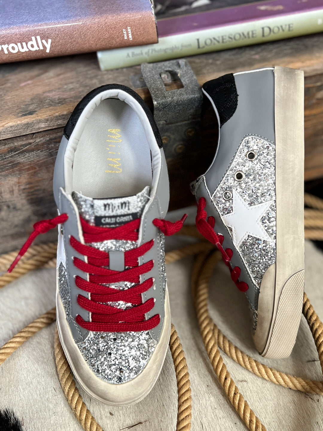 MIIM Burgundy Game Day In Sparkles | gussieduponline