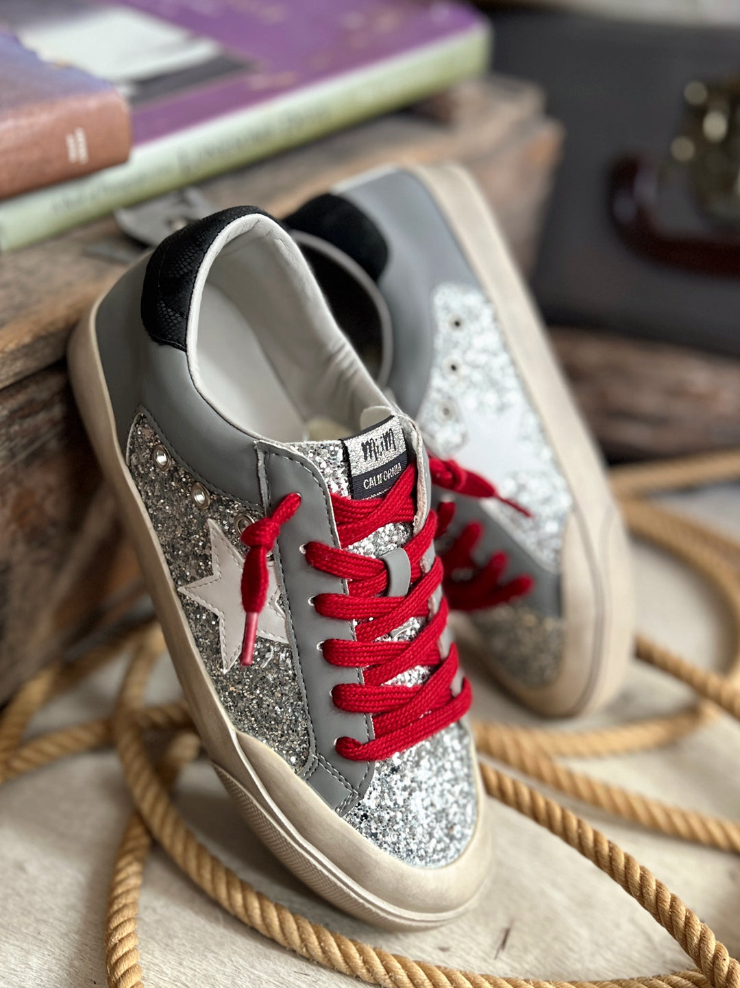 MIIM Burgundy Game Day In Sparkles | gussieduponline