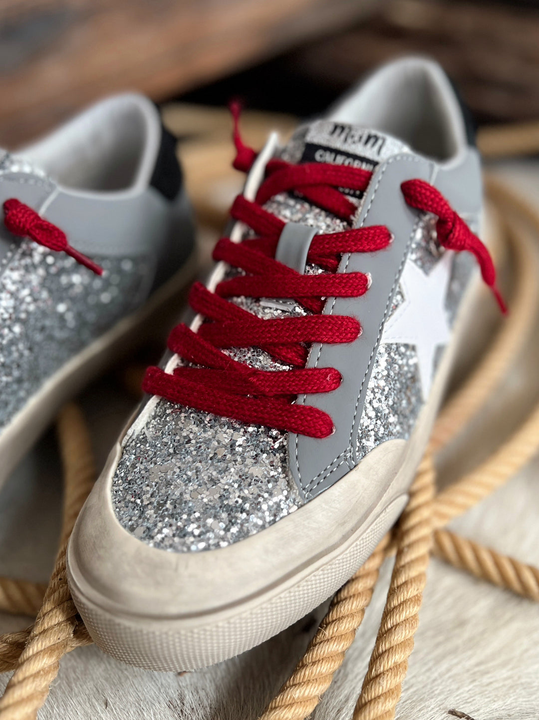 MIIM Burgundy Game Day In Sparkles | gussieduponline