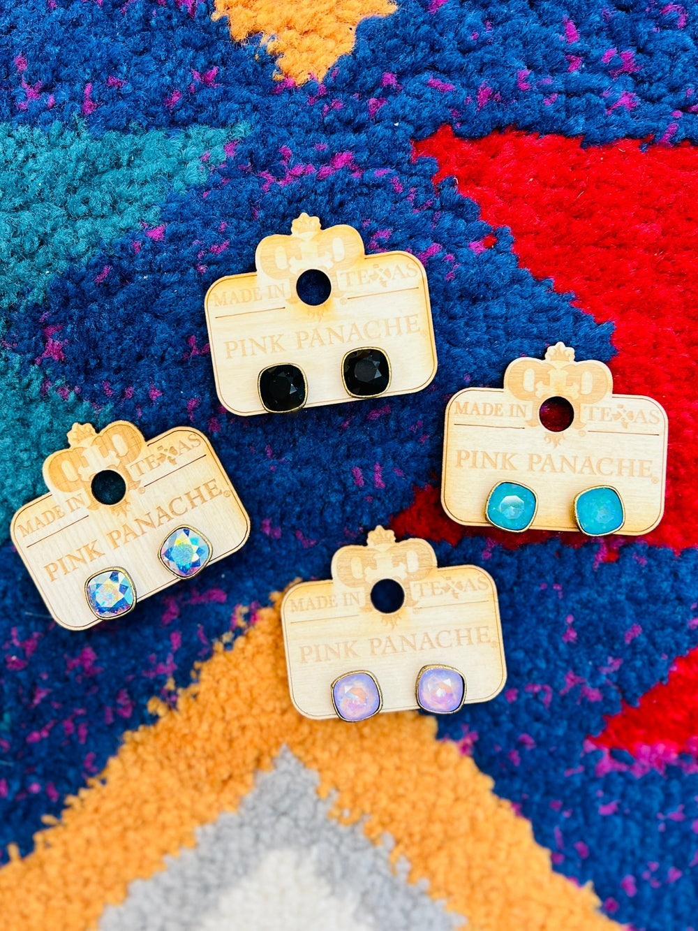 Panache's Simple Stud Earrings- 4 colors | gussieduponline