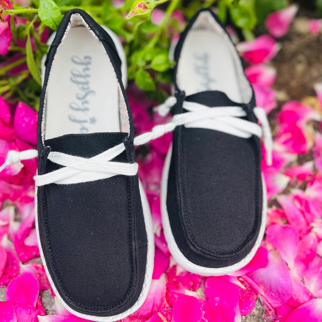 Basic Black Loafers | gussieduponline
