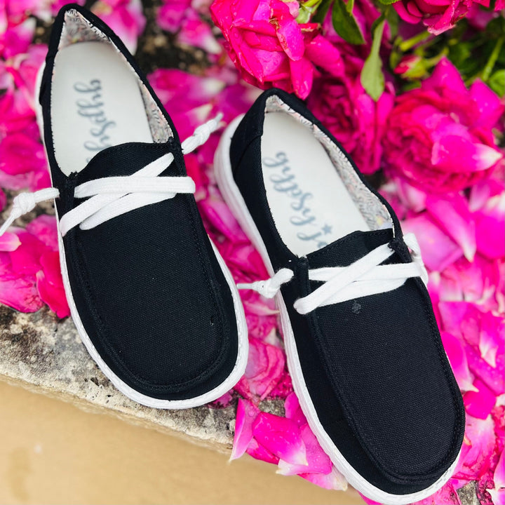 Basic Black Loafers | gussieduponline