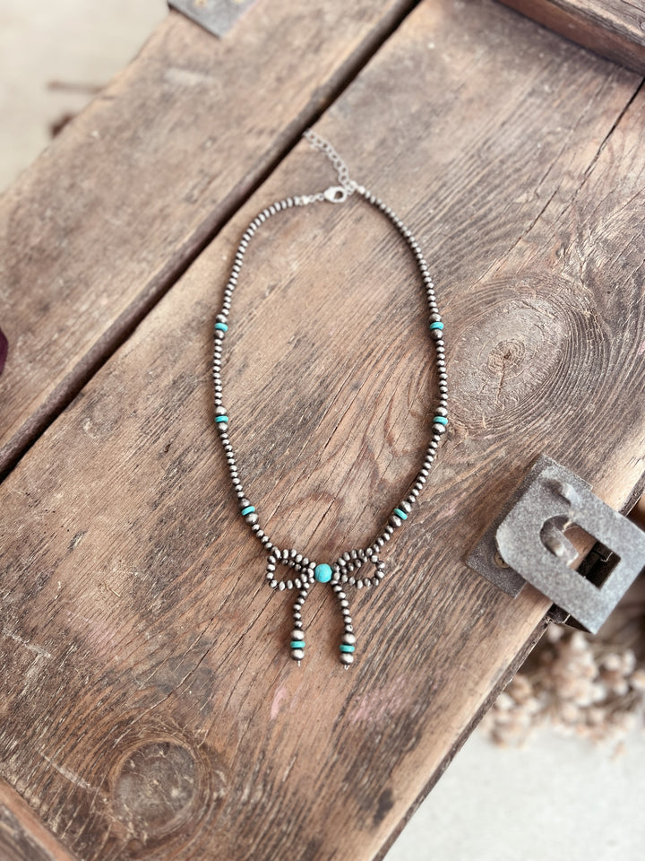 Western Style Navajo Inspired Bow Necklaces - 4 Colors