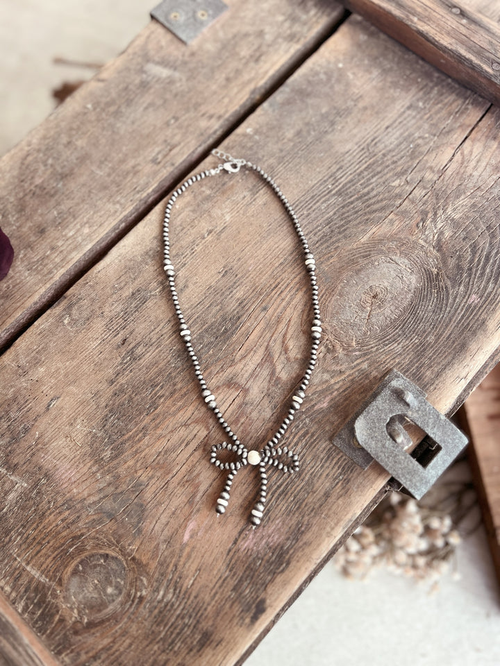Western Style Navajo Inspired Bow Necklaces - 4 Colors