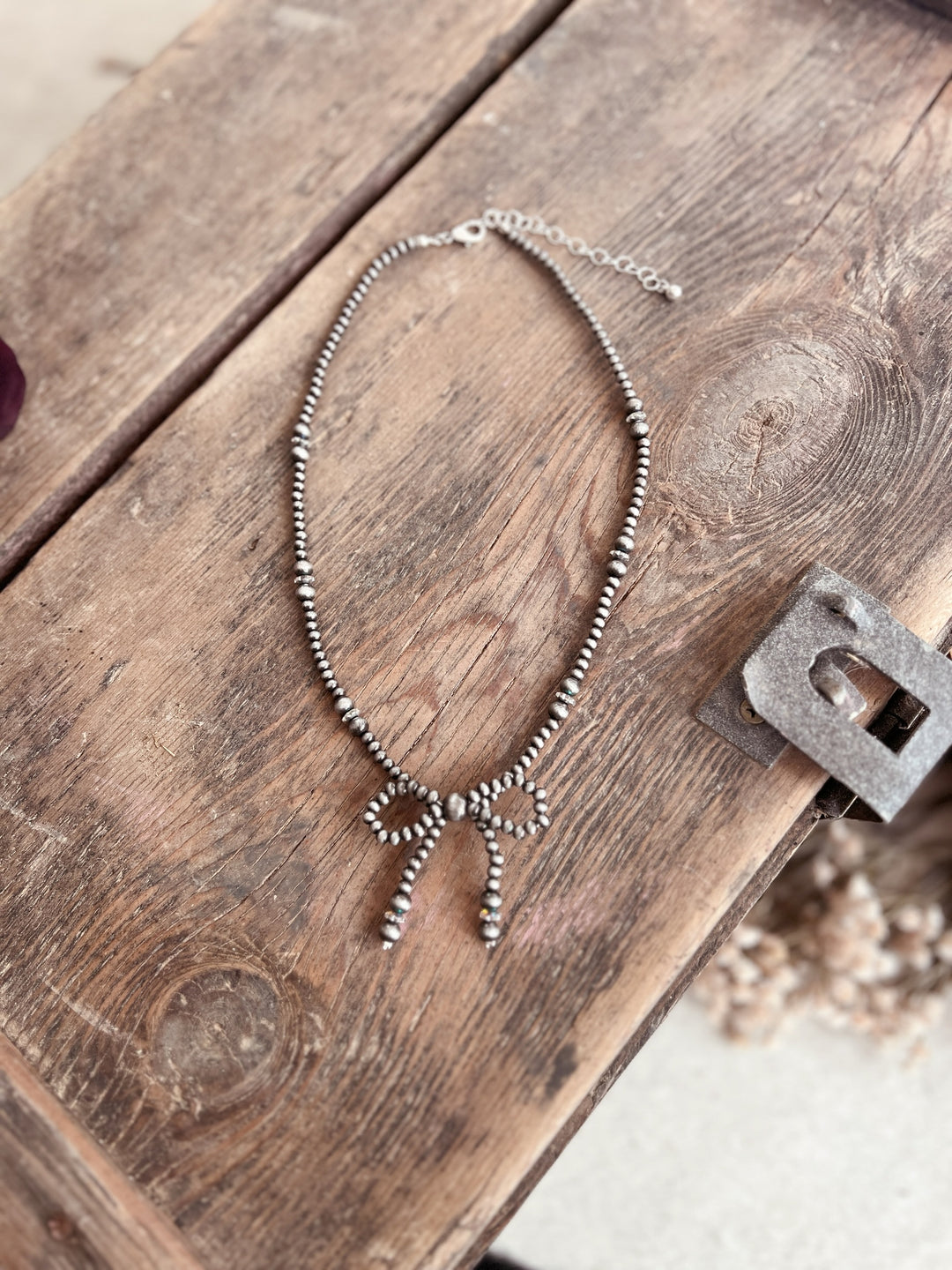 Western Style Navajo Inspired Bow Necklaces - 4 Colors