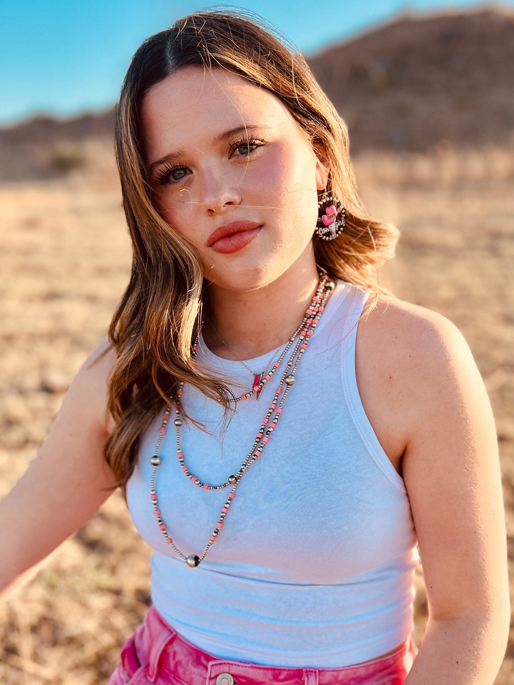 Longhorn Cowgirl Hoop Earrings | gussieduponline