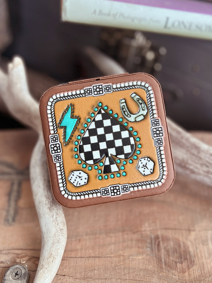 Small Western Style Jewelry Travel Case - 2 designs | gussieduponline