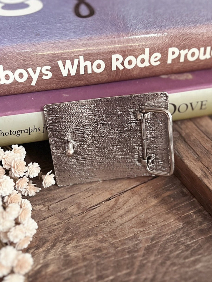 Western Style Stone Cluster Belt Buckle - 2 Colors | gussieduponline