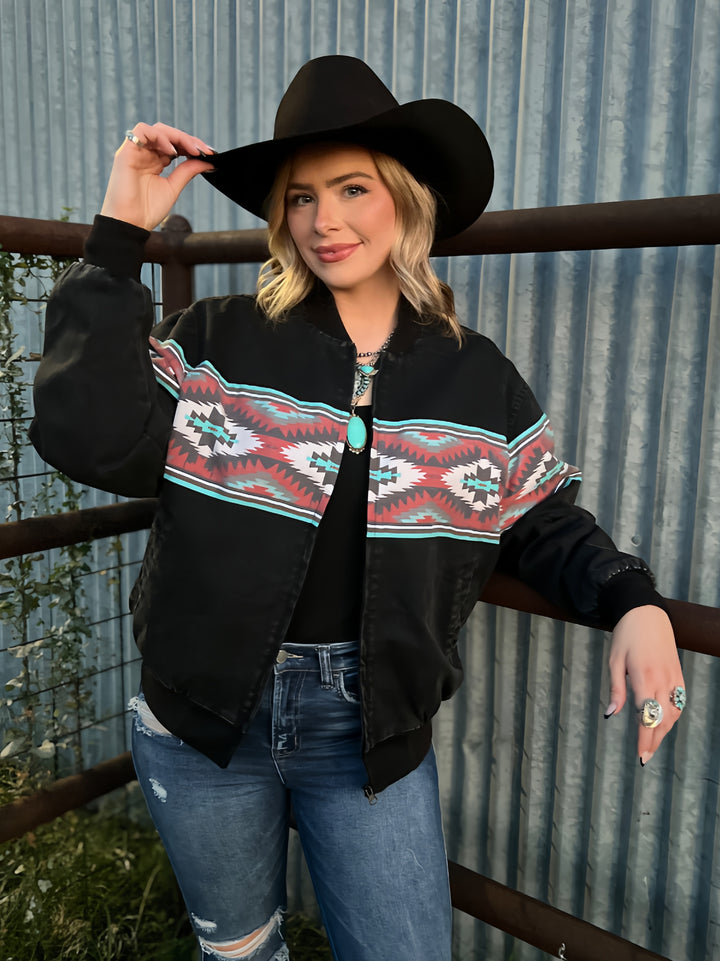 Sterling Kreek 90's Vibes Bomber Jacket | gussieduponline