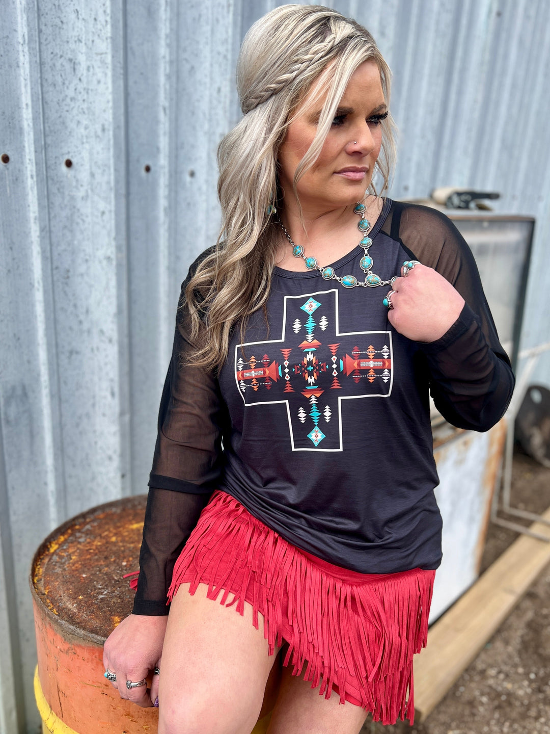 Plus Sagebrush Haven Top | gussieduponline