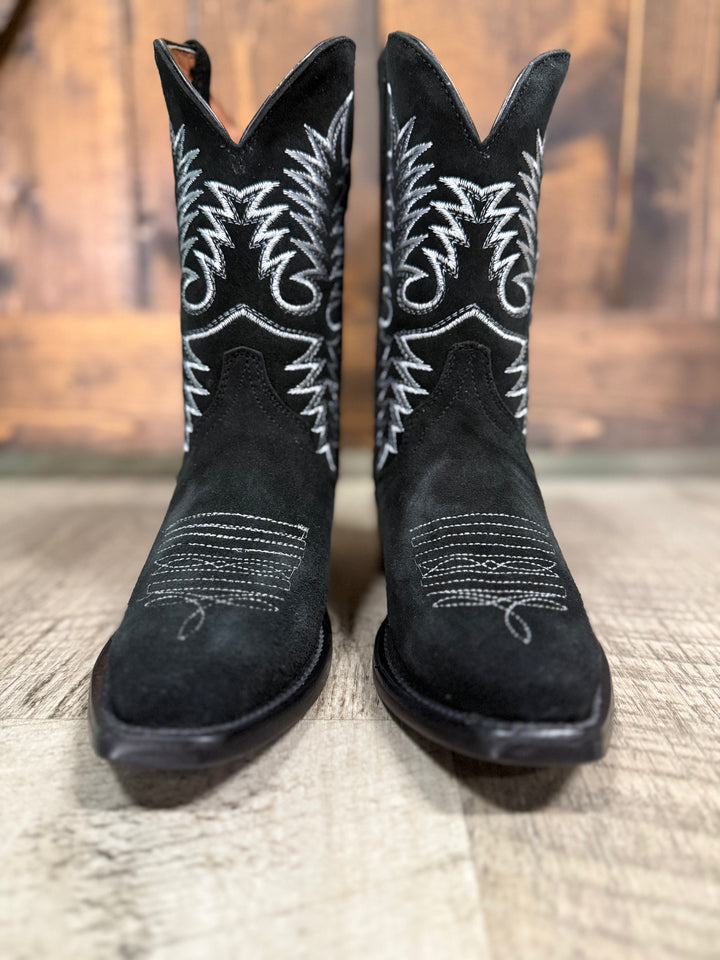 KIDS Tanner Mark Black Roughy Boots