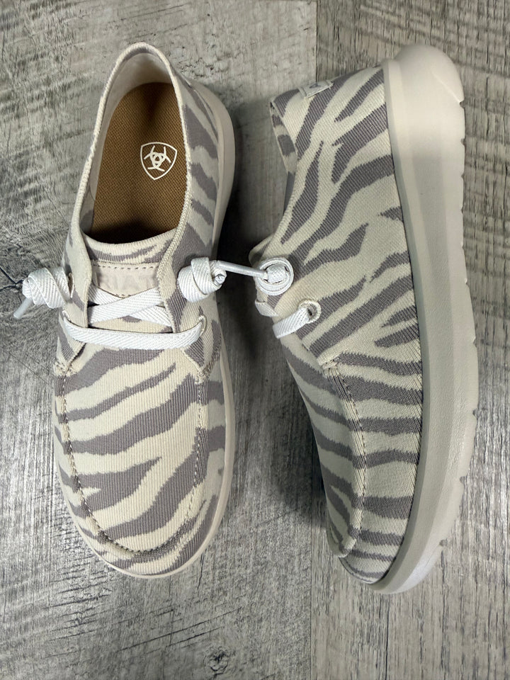 Ariat Women's Hilo Khaki Tiger Knit Sneakers